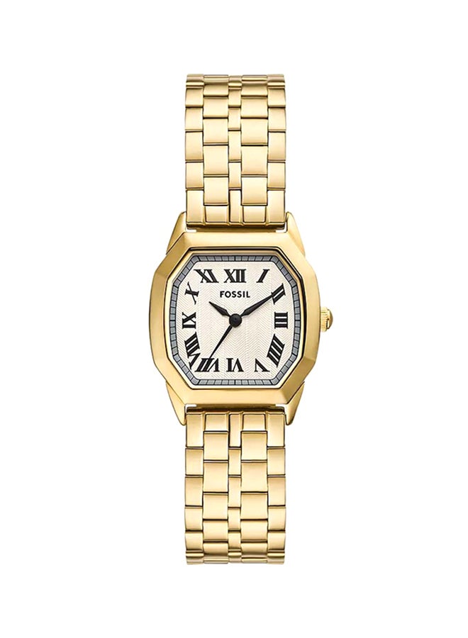 FOSSIL Women's Harlow Three-Hand Gold-Tone Stainless Steel Watch ES5361 - 27mm  - Image 1