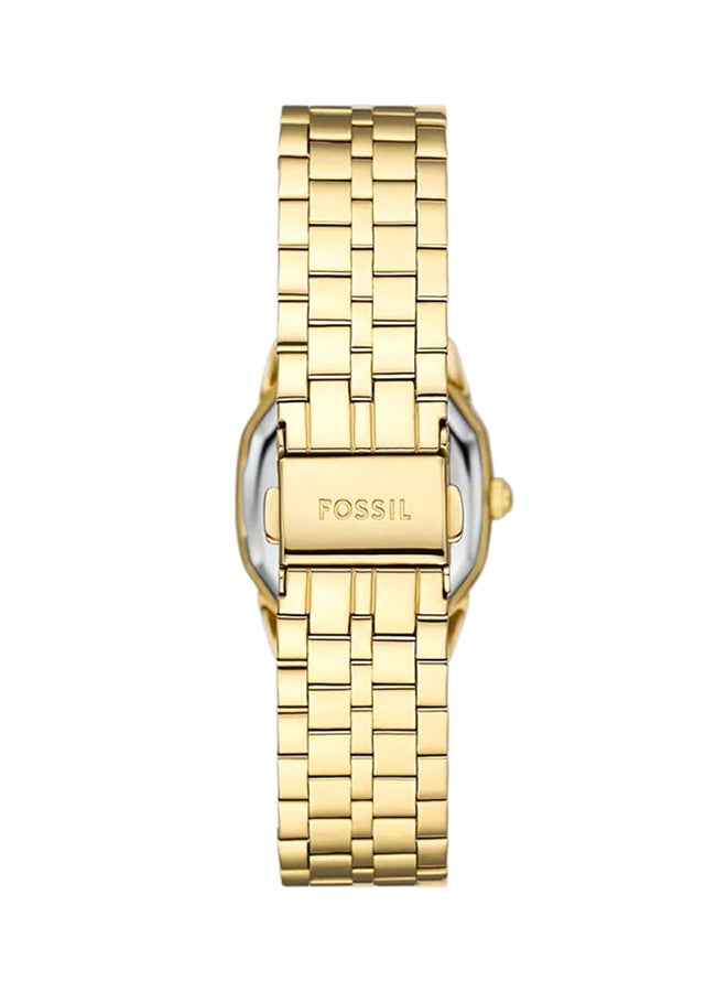 FOSSIL Women's Harlow Three-Hand Gold-Tone Stainless Steel Watch ES5361 - 27mm  - Image 2