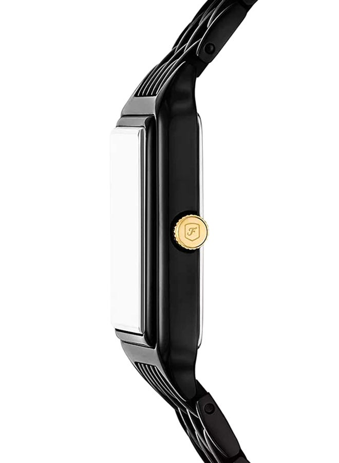FOSSIL Women's Raquel Three-Hand Date Black Stainless Steel Watch ES5385 - 23mm  - Image 3
