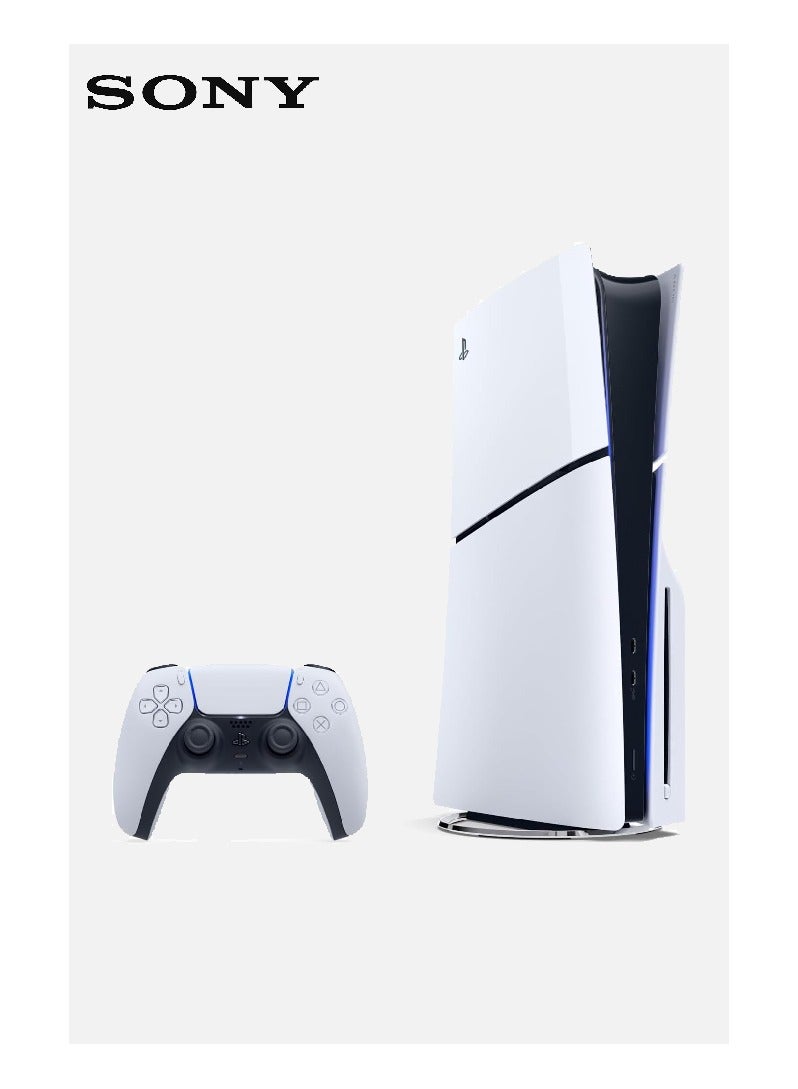 Sony PlayStation 5 Slim Disc Edition Console - Includes Free Tokluck Stand With PS5 & PSVR2 Controller Dock, Magnetic Charging Station, And VR2 Glasses Holder (International Version)  - Image 2