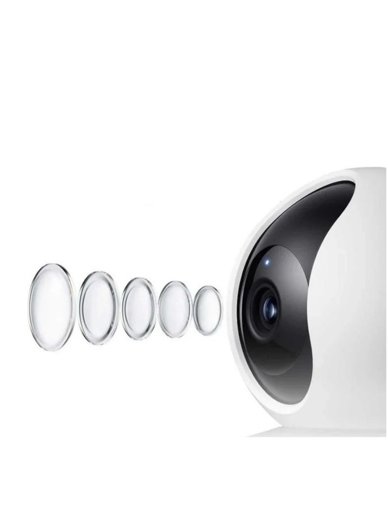 Xiaomi - Smart Camera C300 Dual | 6 mm Telephoto lens | 2.8 mm Short-focus lens | 3MP Both Camera | White - Image 1