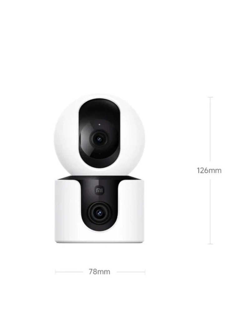 Xiaomi - Smart Camera C300 Dual | 6 mm Telephoto lens | 2.8 mm Short-focus lens | 3MP Both Camera | White - Image 1