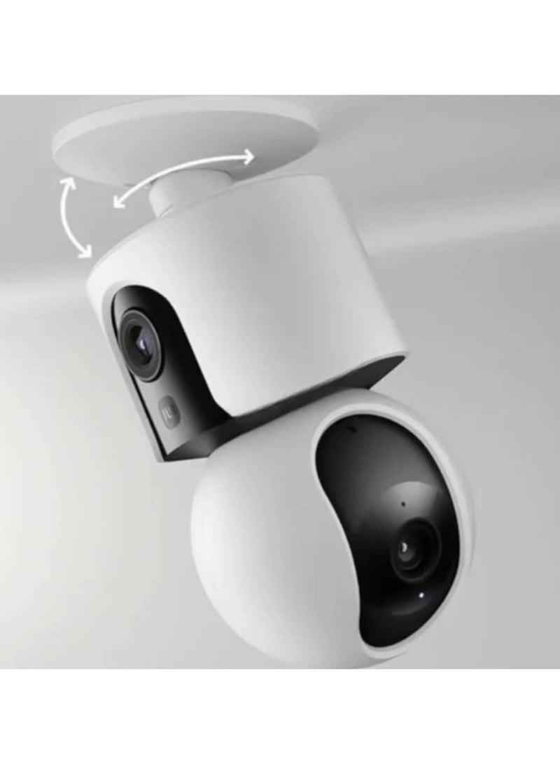 Xiaomi - Smart Camera C300 Dual | 6 mm Telephoto lens | 2.8 mm Short-focus lens | 3MP Both Camera | White - Image 1