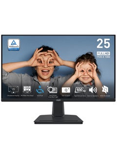MSI Pro MP251 Business Productivity Monitor, 24.5" FHD IPS Display, 100Hz Response Time, 1ms (MPRT) Response Time, Adaptive Sync Support, Built-In 2x 2W Speaker Blac  - Image 5