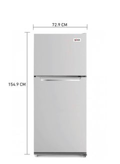 Two Door Refrigerator - 10.5 Cuff - No Frost - Silver - SRTM386NFS SRTM386NFS Silver - pnsku/N70130401V/45/_/1732103168/0c1fe50d-e3a6-41e5-9f80-6e36045e85c4