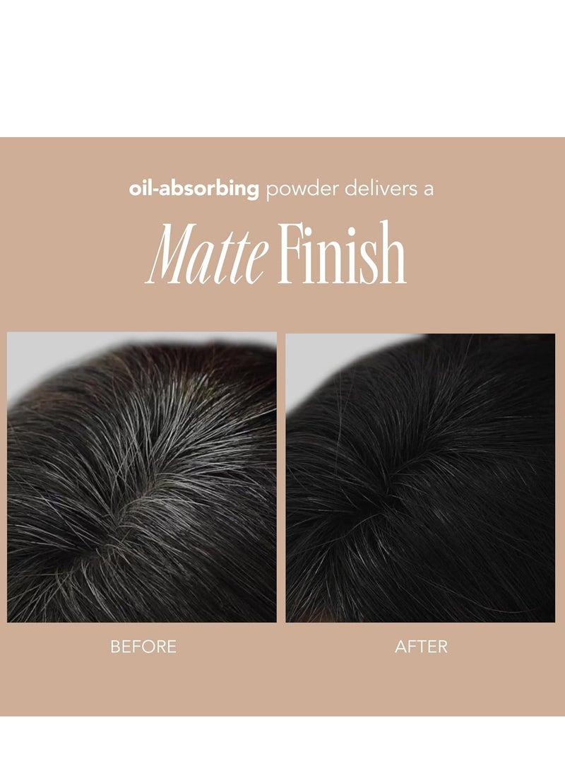 THE FACE SHOP - Quick Hair Puff - Dark Brown - Root Touch Up Hair Color, Hairline Powder Conceals Hair Loss, Hair Toppers for Women & Men - Hair Fibers for Thinning Hair, Root Cover Up, Gray Concealer Dark Brown 7 ggrams - Image 1