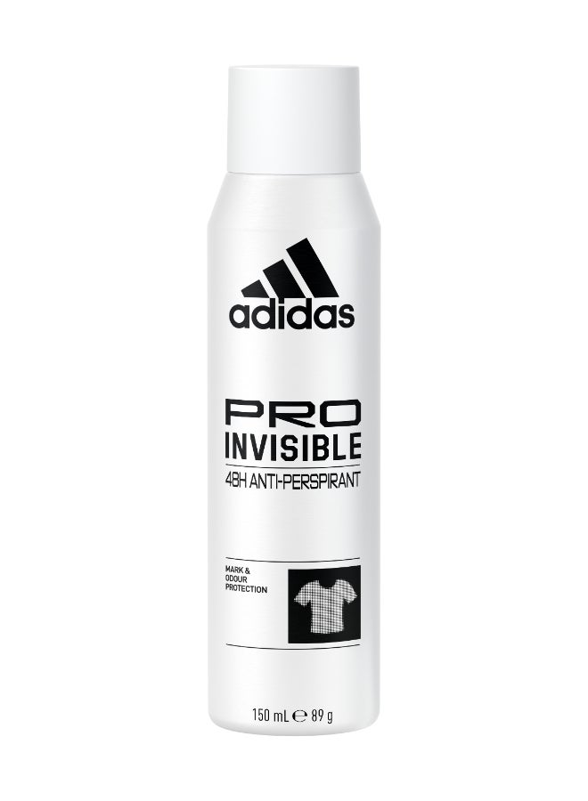 Adidas Pro Invisible Anti-Perspirant Spray 150ml  - Image 1