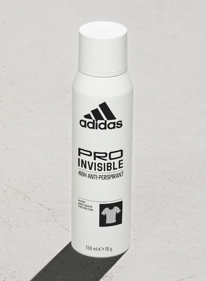 Adidas Pro Invisible Anti-Perspirant Spray 150ml  - Image 2