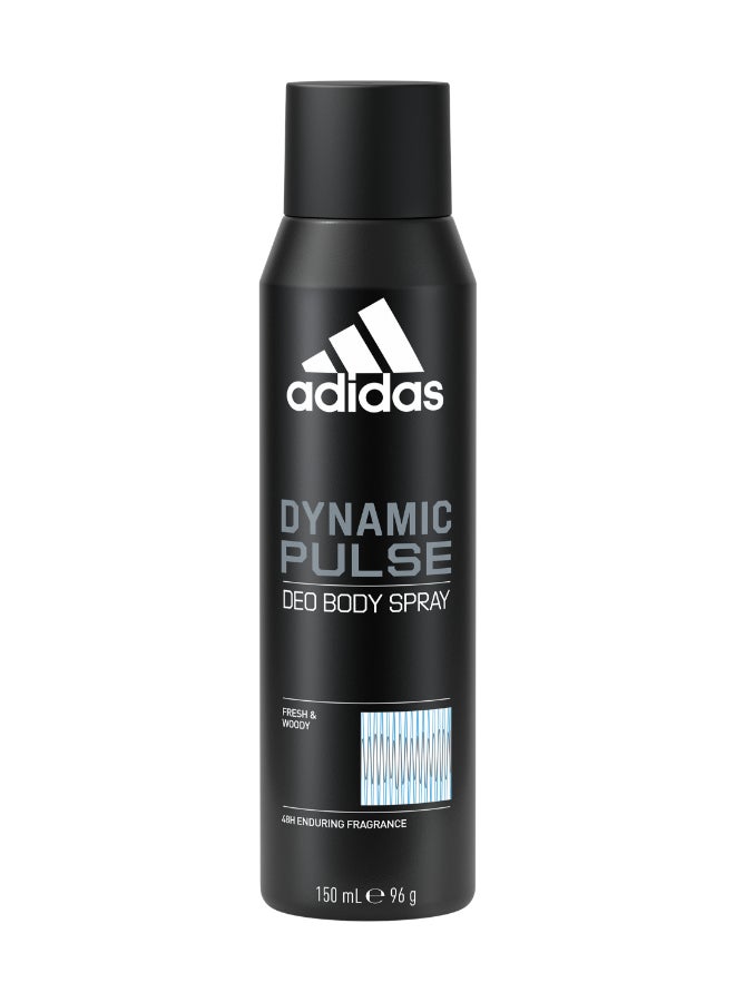 اديداس Pack Of 2 Dynamic Pulse Deodorant Body Spray 150 + 150ml  - Image 2
