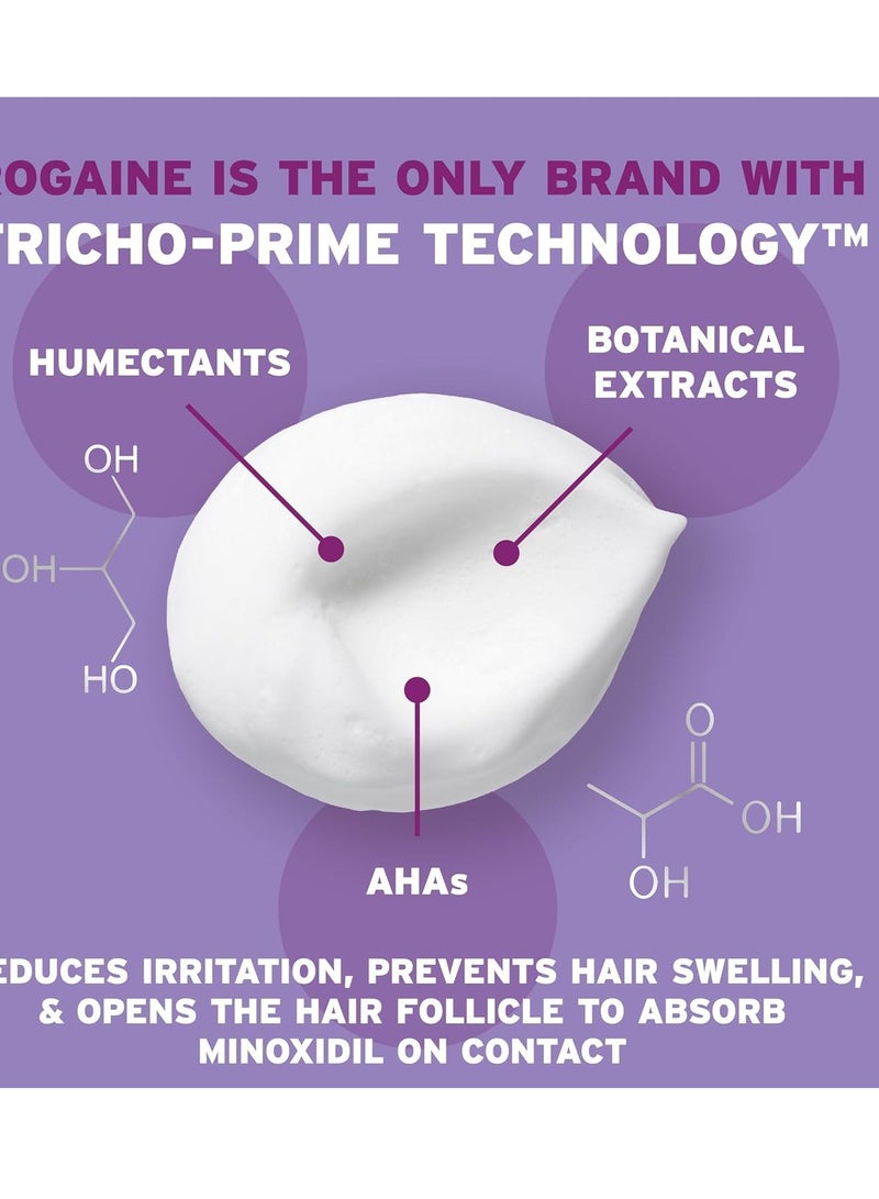 Rogaine 5% Minoxidil Foam, Topical Once-A-Day Hair Loss Treatment for Women to Regrow Fuller, Thicker Hair, Unscented, 2-Month Supply, 2.11 oz 60 gramsgrams - Image 3
