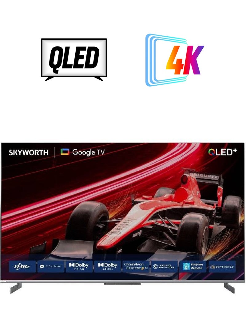سكاي ورث تلفاز ذكي LED QLED 75 بوصة 4K بتردد 144 هرتز - Image 1
