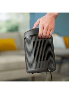 فيليبس 1500W 2000 Series Compact Corded Ceramic Heater Dark Grey and Black 24.9 x 17.7 x 17.2 cm CX2120/01 1500 W CX2120/01 Dark Grey and Black  - Image 5
