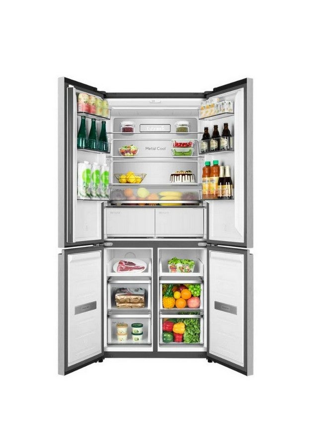 تي سي إل Side by Side 4-Door Ultraviolet Sterilization Refrigerator Silver 476 L P620CDX Silver  - Image 4