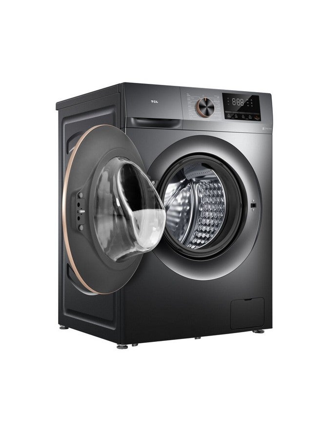 TCL 8 KG Automatic Front Loading Washing Machine, 16 program P608FLG Metal P608FLG Metal Grey - Image 4