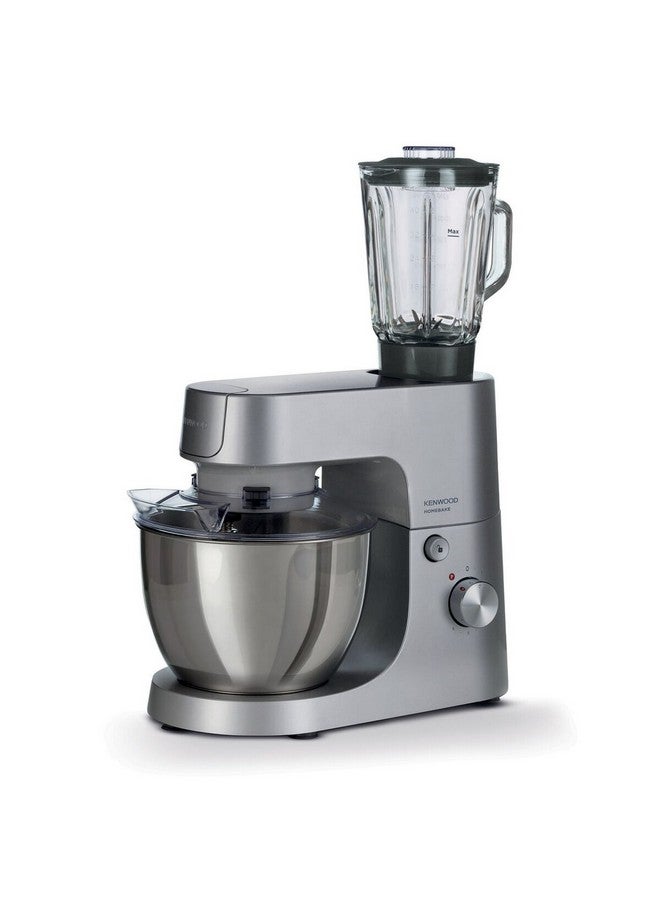 كينوود Homebake Kitchen Machine with Blender 5 L 1400 W OWKHH01.120SI Silver  - Image 1