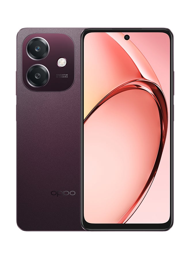 OPPO A60 Dual SIM Nebula Red 6GB RAM 256GB 5G - Middle East Version - Image 1