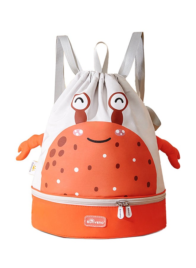 Sunveno Sling 3D School/Swimming Bag With Shoe Compartment - Orange  - Image 1