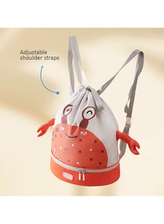 صنفينو Sling 3D School/Swimming Bag With Shoe Compartment - Orange  - Image 3