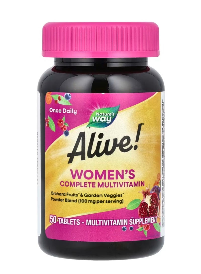 Nature's Way Alive Complete Multivitamin For Women 50 Tablets - Image 2