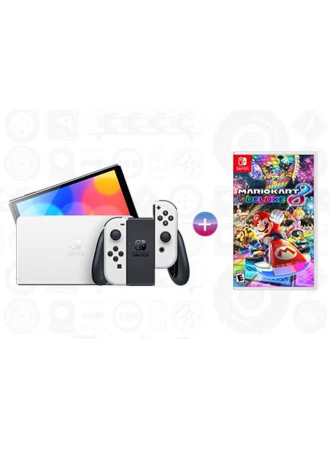 Nintendo - Nintendo Switch – OLED Model: Mario Kart 8 Deluxe Bundle - Image 1