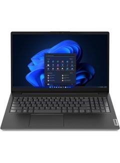 V15 G4 (Upgraded Version) Laptop With 15.6-Inch Display, Intel Core i3-1315U Processor/8GB RAM/256GB SSD/Intel UHD Graphics/DOS(Without Windows) English Business Black