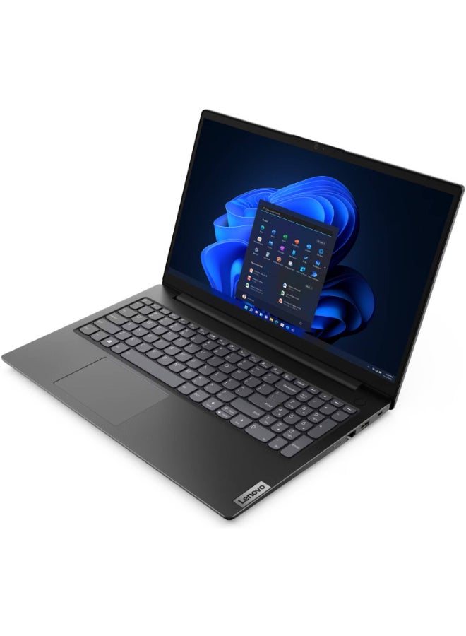 Lenovo - V15 G4 (Upgraded Version) Laptop With 15.6-Inch Display, Intel Core i3-1315U Processor/8GB RAM/256GB SSD/Intel UHD Graphics/DOS(Without Windows) English Business Black - Image 1