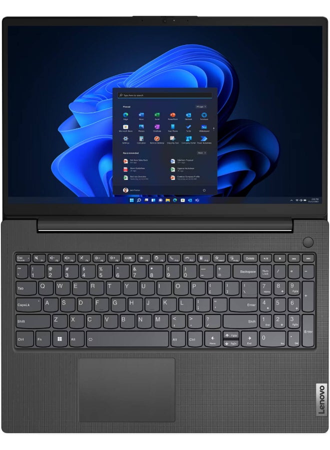 Lenovo - V15 G4 (Upgraded Version) Laptop With 15.6-Inch Display, Intel Core i3-1315U Processor/8GB RAM/256GB SSD/Intel UHD Graphics/DOS(Without Windows) English Business Black - Image 1