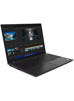 ThinkPad T16 Laptop With 16-Inch Display, AMD Ryzen 7 6850U Processor/16GB RAM/512GB SSD/AMD Radeon Graphics/DOS(Without Windows) English Thunder Black