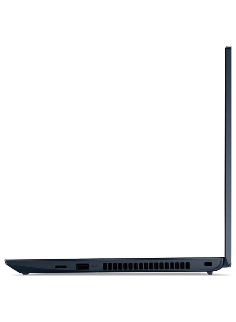 لينوفو - ThinkPad C14 Chromebook Laptop With 14 Inch FHD IPS Touchscreen Display, Core i5-1245U Processor/8GB RAM/256GB SSD/Integrated Intel Iris Xe Graphics/Chrome OS English Abyss Blue - Image 1