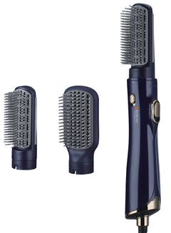 ريبون Hair Styler With Two Brushes Two Temperature Levels Cold Air 1200W Blue  - Image 1