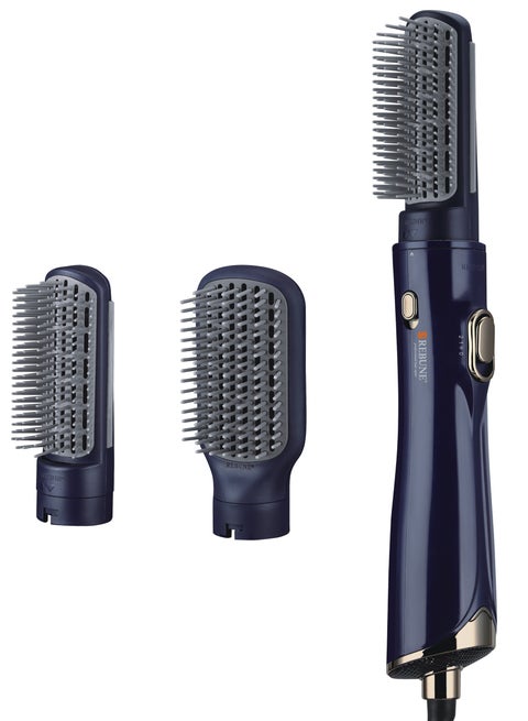 Hair Styler With Two Brushes Two Temperature Levels Cold Air 1200W Blue