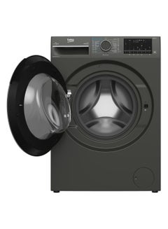 بيكو 8kg Front Load Washing Machine With 5kg dryer - 1400 RPM - Pro Smart Inverter & Steam Cure - Bluetooth - Iron Finish - Digital Display BWD08520MCI Manhattan Grey  - Image 3