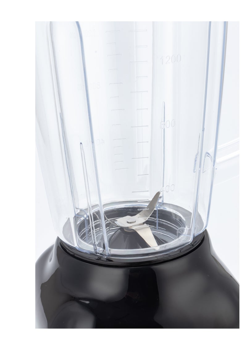 KHIND Blender, Complete With a 1.5L Jar And The Convenience Of 2-Speed Settings. In addition, it comes equipped with a 0.6L dry miller jar 1.5 L 400 W BL1542 Black  - Image 4