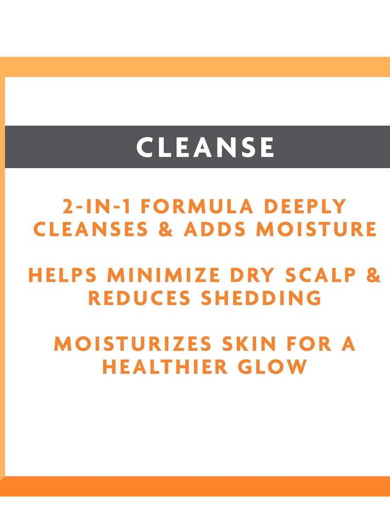 Cantu Men 2-in-1 Hair & Body Wash, 13.5 fl oz (Packaging May Vary)  - Image 3