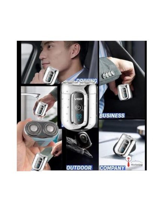 VGR V-342 Beard Trimmer, IPX5 Waterproof, Electric Charging V-342 - Image 3