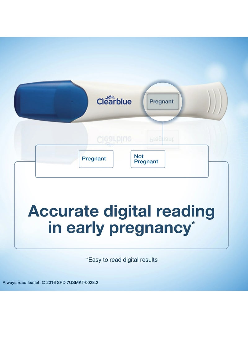 كليربلو Digital Pregnancy Test With Smart Countdown, 5 Count  - Image 5