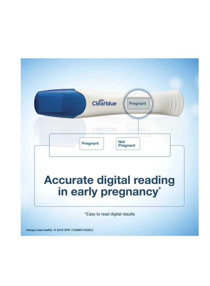 كليربلو Digital Pregnancy Test With Smart Countdown, 5 Count  - Image 4