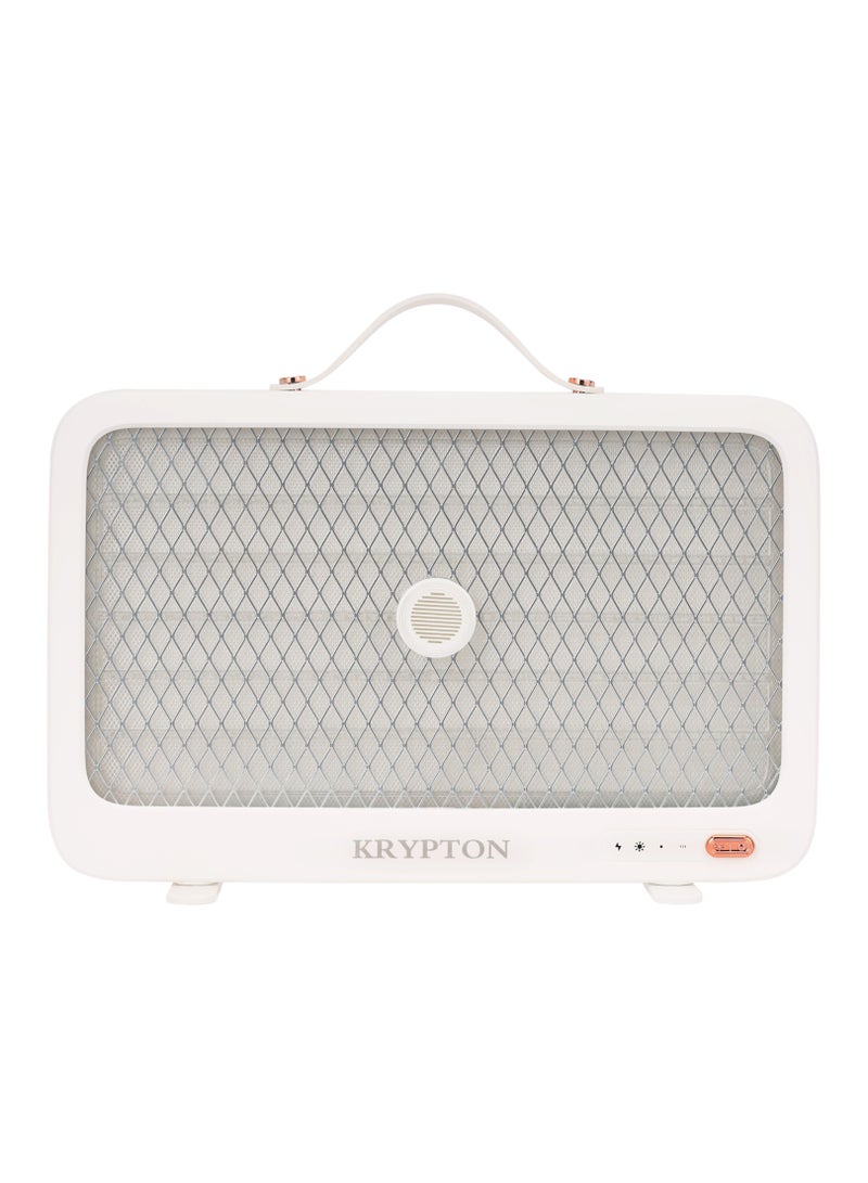 KRYPTON - Rechargeable Mosquito Killer, USB Powered Pest or Bug Killer, 3500 V Effective Elimination/ No Poisonous Vapor, No Smell and No Pollution/ 2-3 Hours Working KNBK6455 white - Image 1