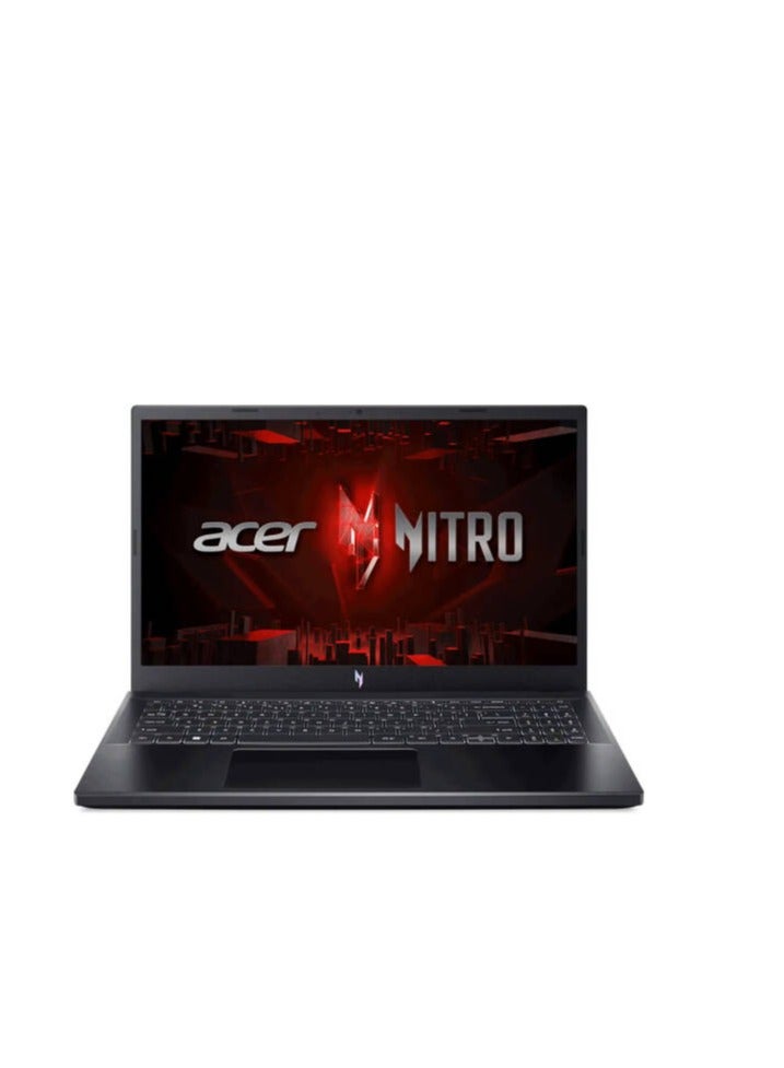 Acer Nitro V 15 Gaming Laptop 15.6-inch, Intel Core i7-13620H, 16GB RAM, 512GB SSD, 4GB NVIDIA GeForce RTX 2050, FHD IPS 144Hz, WIN 11 Home, EN KB, NH.QNASA.002- International Version English Black  - Image 1