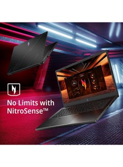 Nitro V 15 Gaming Laptop With 15.6-Inch Display, Core i7-13620H Processor/32GB RAM/1TB SSD/8GB NVIDIA GeForce RTX 4060 Graphics/Windows 11 Pro With 128GB Portable SSD English Black - pnsku/N70130708V/45/_/1732514120/40eac97e-864a-4b79-8aed-03895649d145