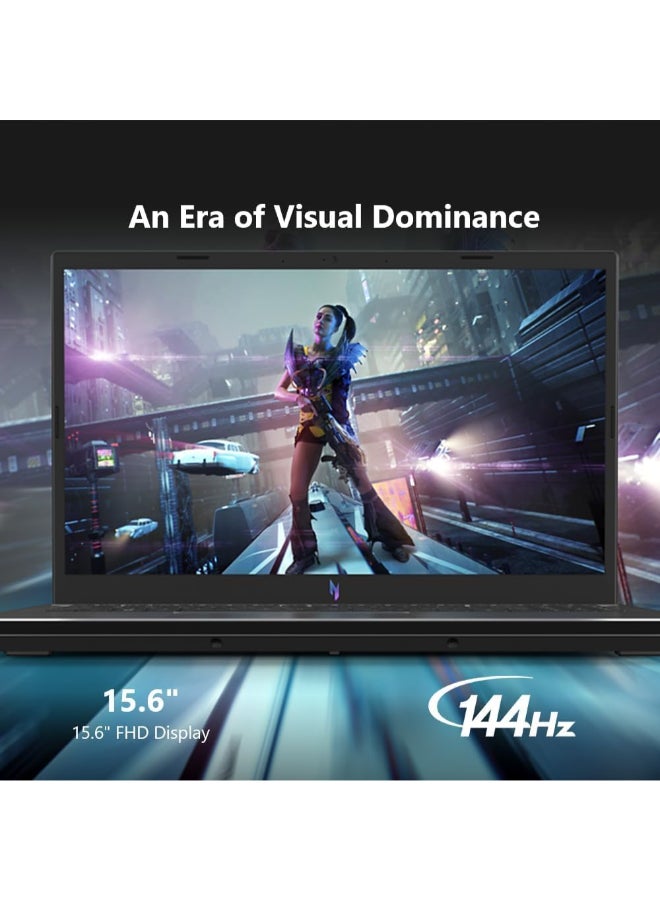 Acer - Nitro V 15 Gaming Laptop With 15.6-Inch Display, Core i7-13620H Processor/64GB RAM/2TB SSD/8GB NVIDIA GeForce RTX 4060 Graphics/Windows 11 Pro With Gaming Mouse English Obsidian Black - Image 1