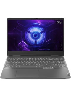 LOQ 15ARP9 (Upgraded Version) Laptop With 15.6-Inch Display, AMD Ryzen 7 7435HS Processor/16GB RAM/512GB SSD/8GB NVIDIA GeForce RTX 4060 Graphics/Windows 11 Home With SteeIseries Gaming Mouse English Grey