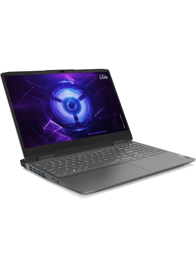 Lenovo - LOQ 15ARP9 (Upgraded Version) Laptop With 15.6-Inch Display, AMD Ryzen 7 7435HS Processor/16GB RAM/512GB SSD/8GB NVIDIA GeForce RTX 4060 Graphics/Windows 11 Home With SteeIseries Gaming Mouse English Grey - Image 1