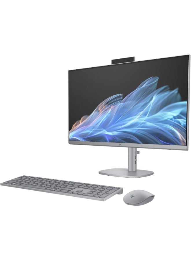 HP OmniStudio X  AIO With 27-Inch Display, Core Ultra 7 155H Processor/16GB RAM/1TB SSD/8GB Intel Iris Xe Graphics/Windows 11 English Silver - Image 2