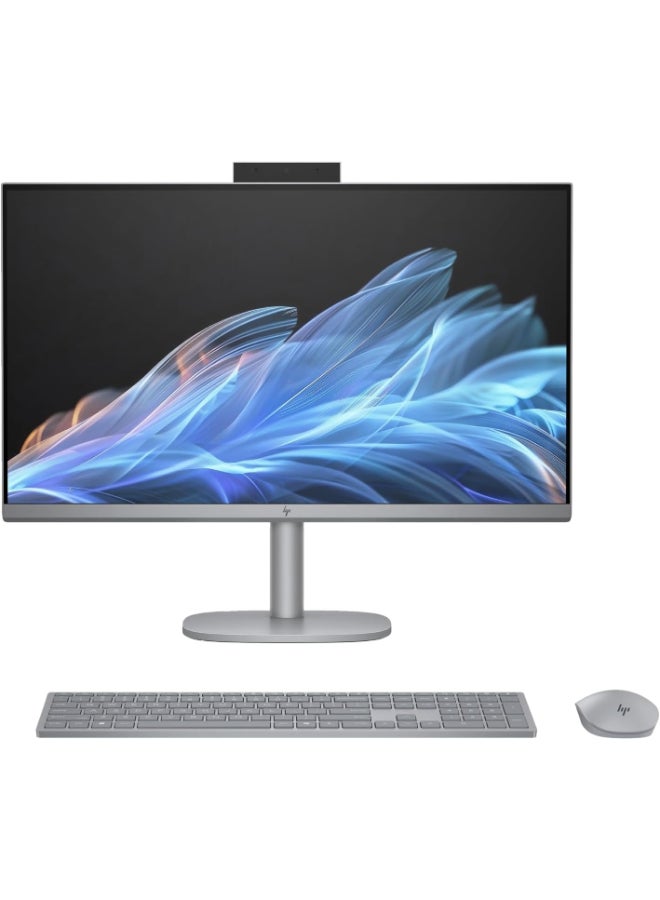 HP OmniStudio X  AIO With 27-Inch Display, Core Ultra 7 155H Processor/16GB RAM/1TB SSD/8GB Intel Iris Xe Graphics/Windows 11 English Silver - Image 1