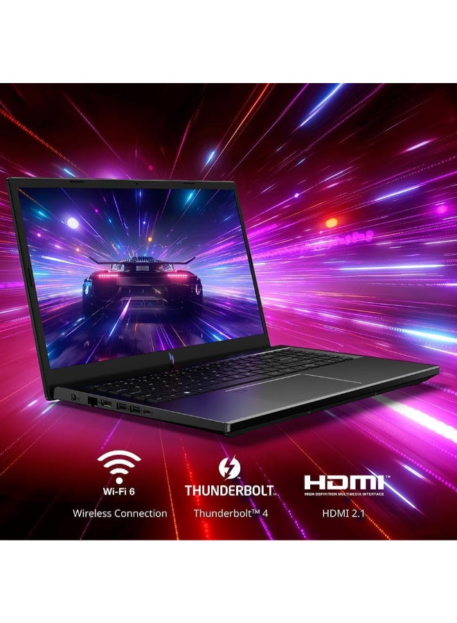 Acer - Nitro V 15 Gaming Laptop With 15.6-Inch Display, Core i7-13620H Processor/64GB RAM/2TB SSD/8GB NVIDIA GeForce RTX 4060 Graphics/Windows 11 Pro + Microsoft Office Lifetime License English Black - Image 1