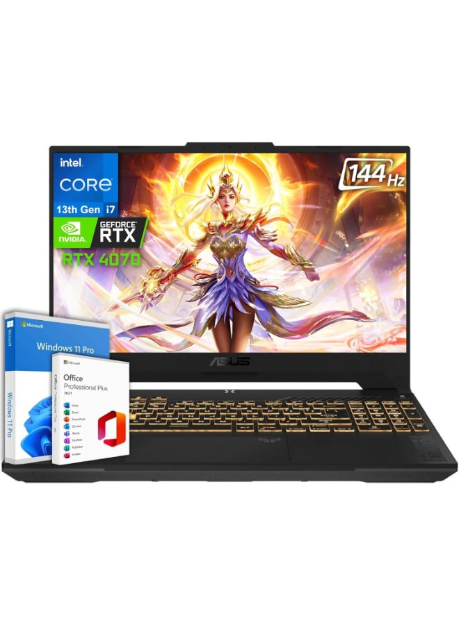 ASUS - TUF Gaming (Upgraded Version) Laptop With 15.6-Inch Display, Core i7-13620H Processor/64GB RAM/1TB SSD/8GB NVIDIA GeForce RTX 4070 Graphics/Windows 11 Pro + Microsoft Office Lifetime License English Mecha Grey - Image 1