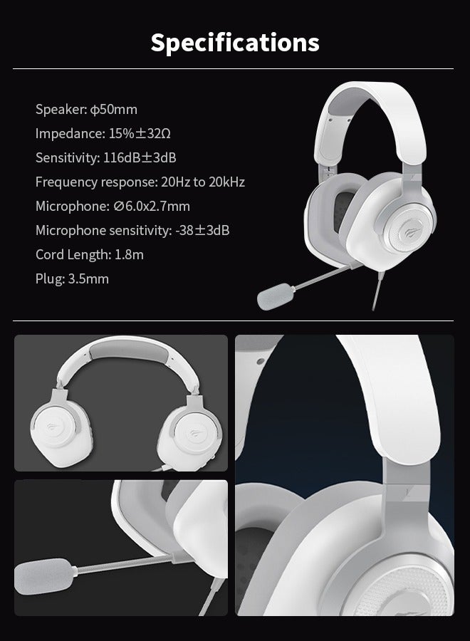 havit Gaming Headphone with Memory Foam Earmuffs, Headset with 360° Rotatable Microphone, Ideal for Virtual Reality Adventure Games  - Image 5