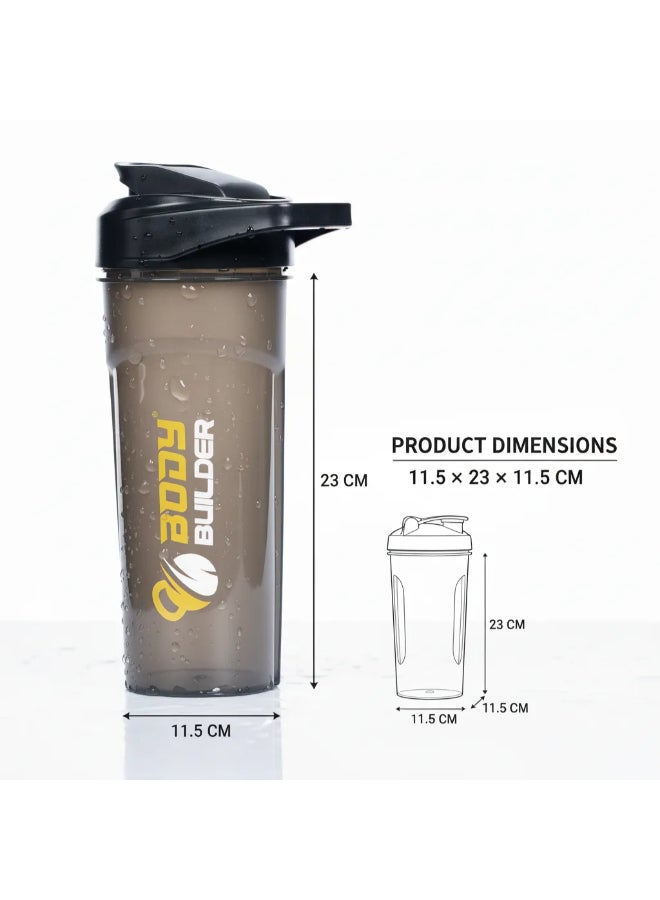 Body Builder Shaker, Black, 700 ML - Image 2