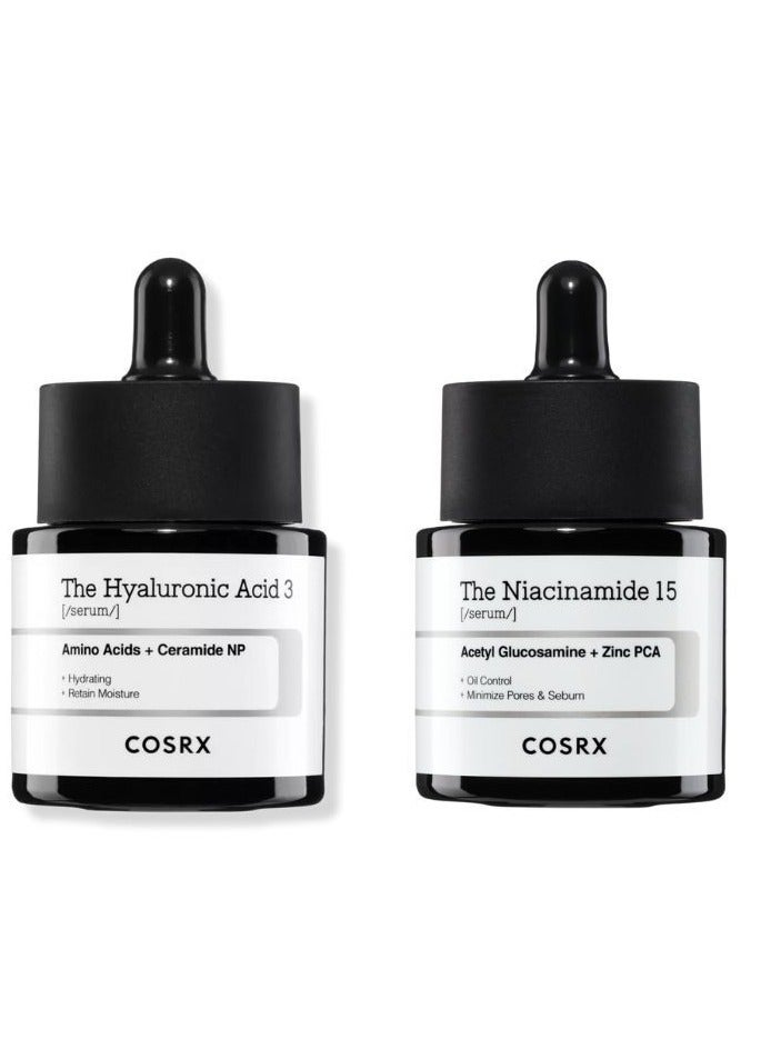 Hyaluronic Acid 3% Serum 20ml +  Niacinamide 15 Serum 2X20mlml